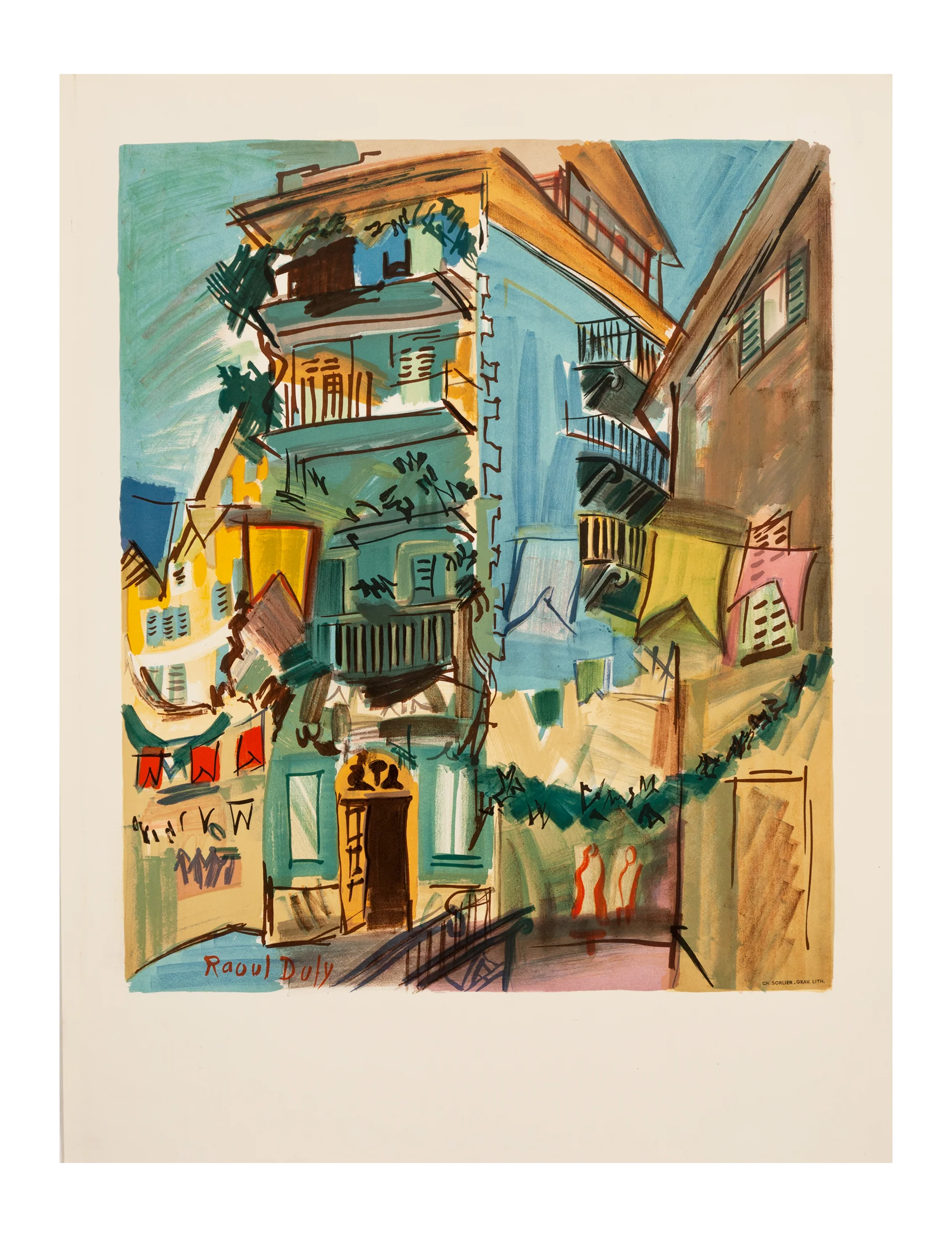 Mai à Nice by Raoul Dufy