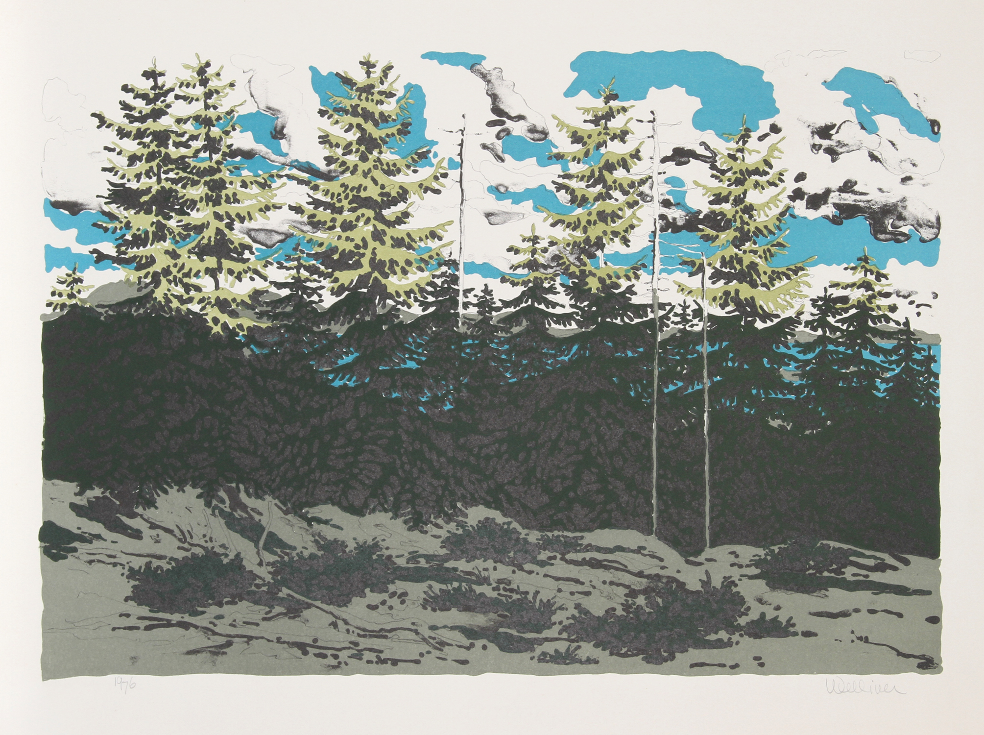 From Zeke’s Place (Maine Landscape) by Neil Welliver
