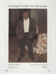 Lucian Freud: recent work exhibition poster by Lucian Freud at Dovehouse Contemporary