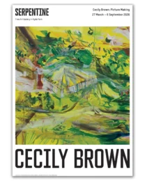 Original exhibition poster- Serpentine Gallery by Cecily Brown at Dovehouse Contemporary