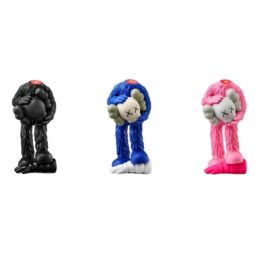 Fellow (set of 3 – blue, pink, black) by KAWS at Dovehouse Contemporary
