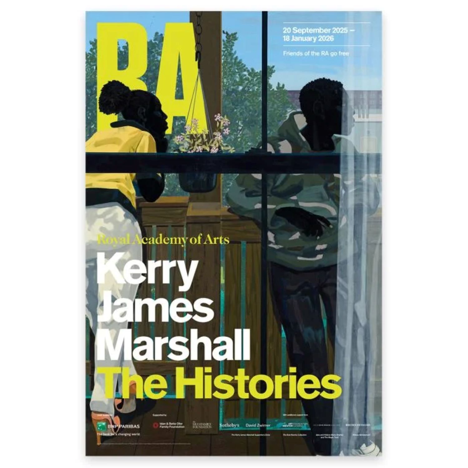Porch Deck Royal Academy Exhibition Poster (2025) by Kerry James Marshall