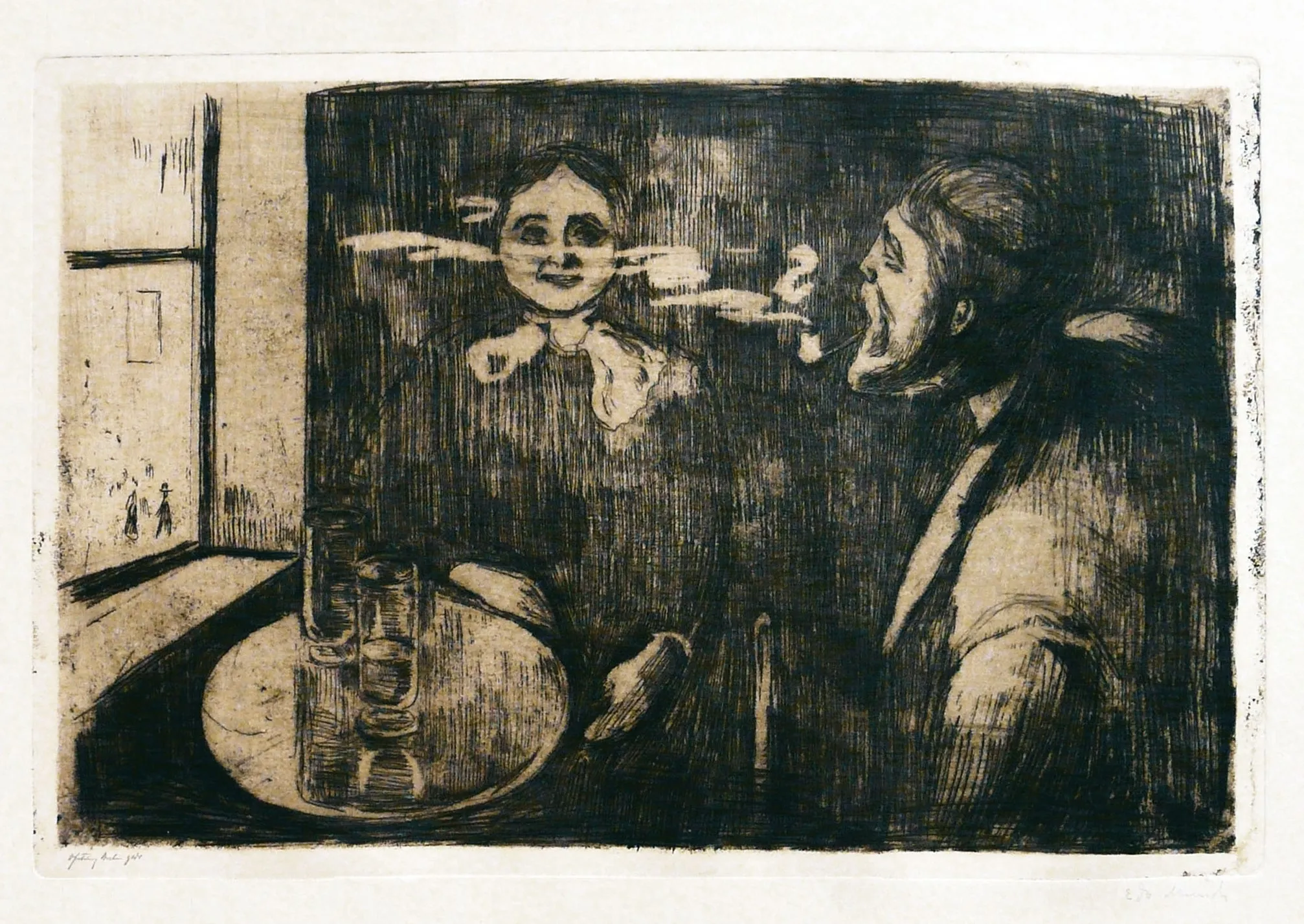 Tête-à-Tête (In the Digs) by Edvard Munch