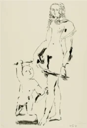 Vénus et l’amour, d’après Cranach. by Pablo Picasso at John Szoke Gallery