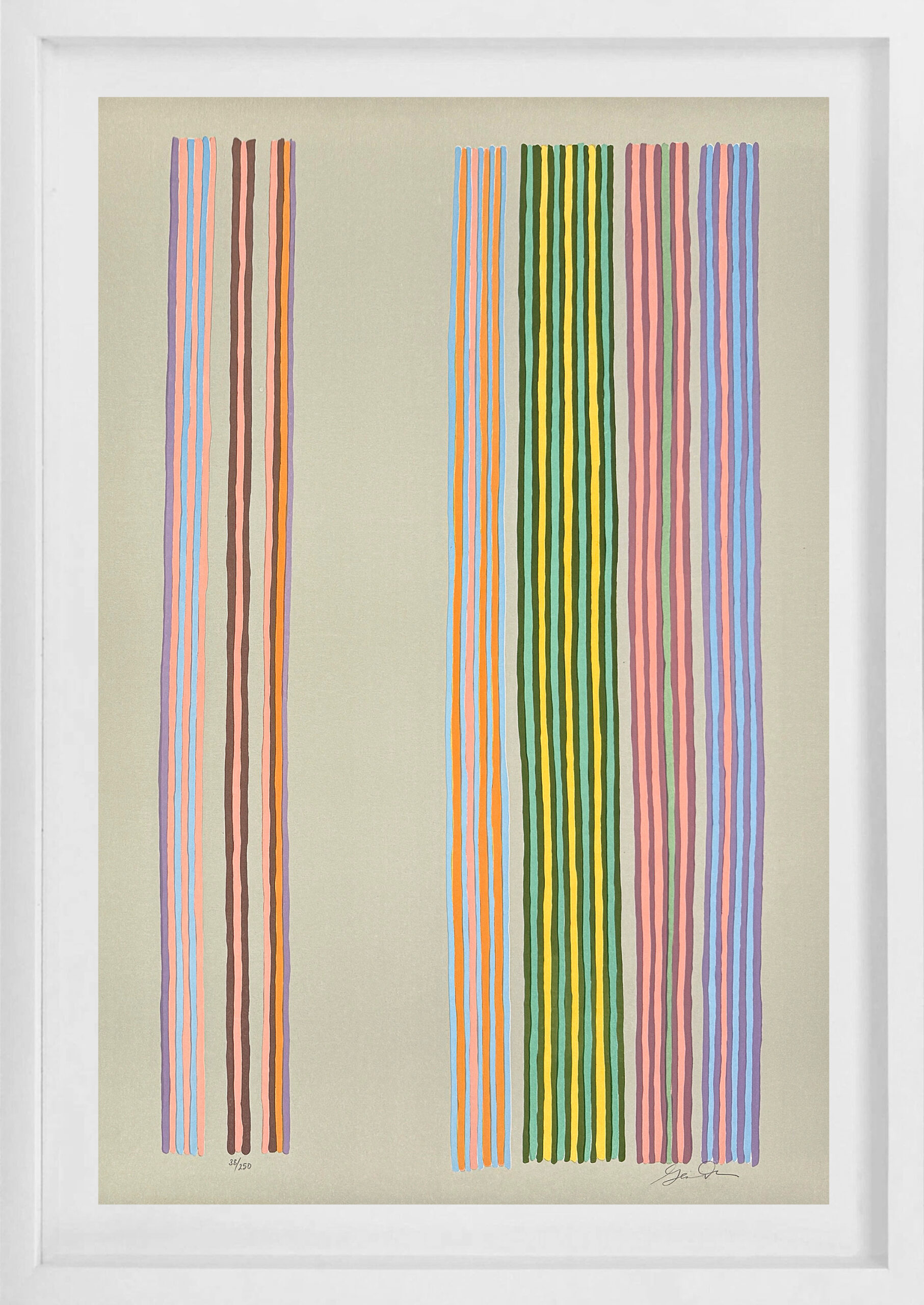 Royal Curtain by Gene Davis