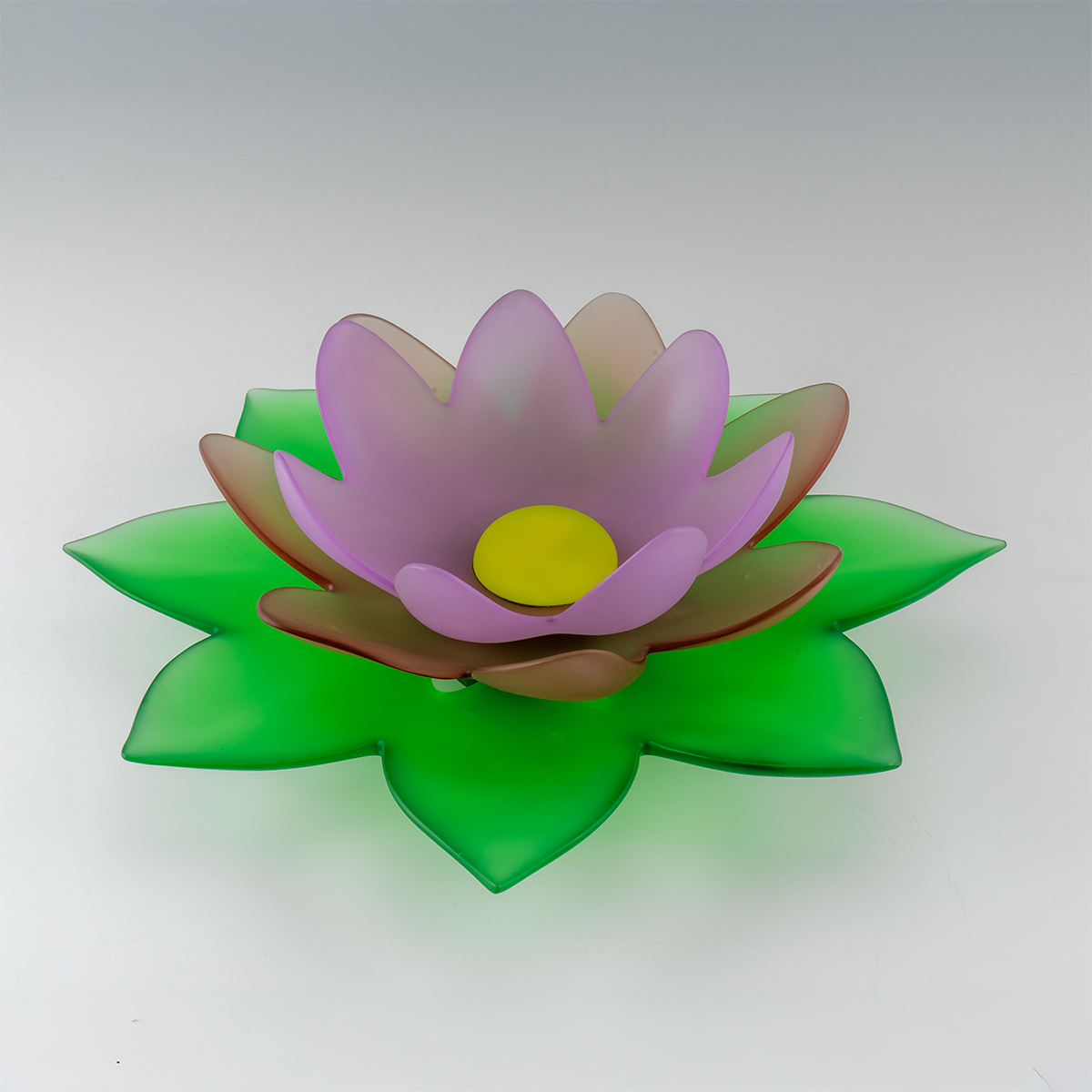 Judy’s Glass Lily (C) by Judy Chicago