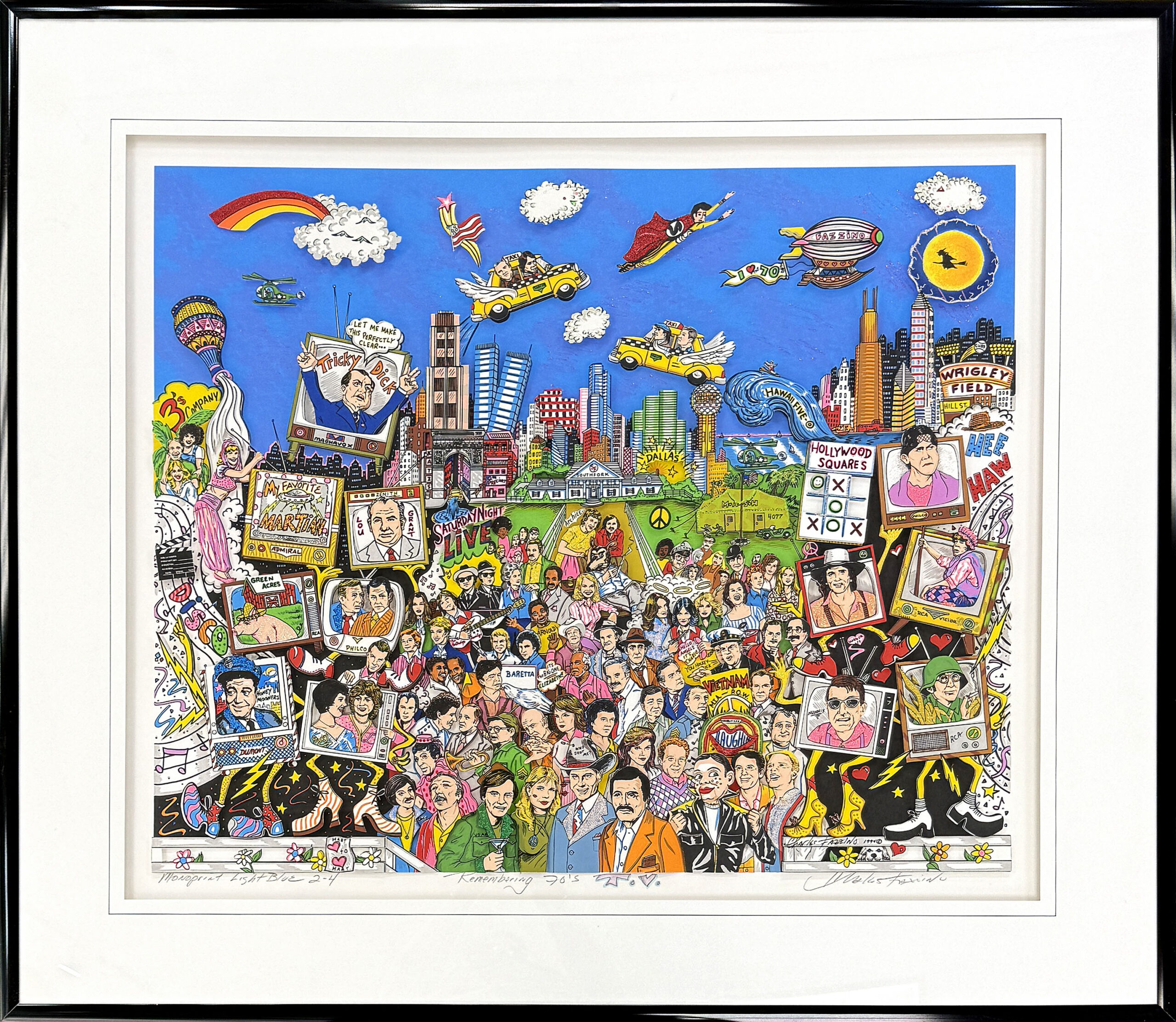 Remembering The 70’s by Charles Fazzino
