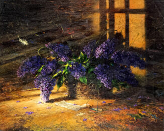 Sunlight & Lilacs by Michael Gorban at GallArt.com