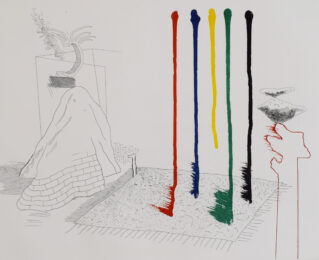 I Say they Are, from: The Blue Guitar by David Hockney at Gilden's Art Gallery