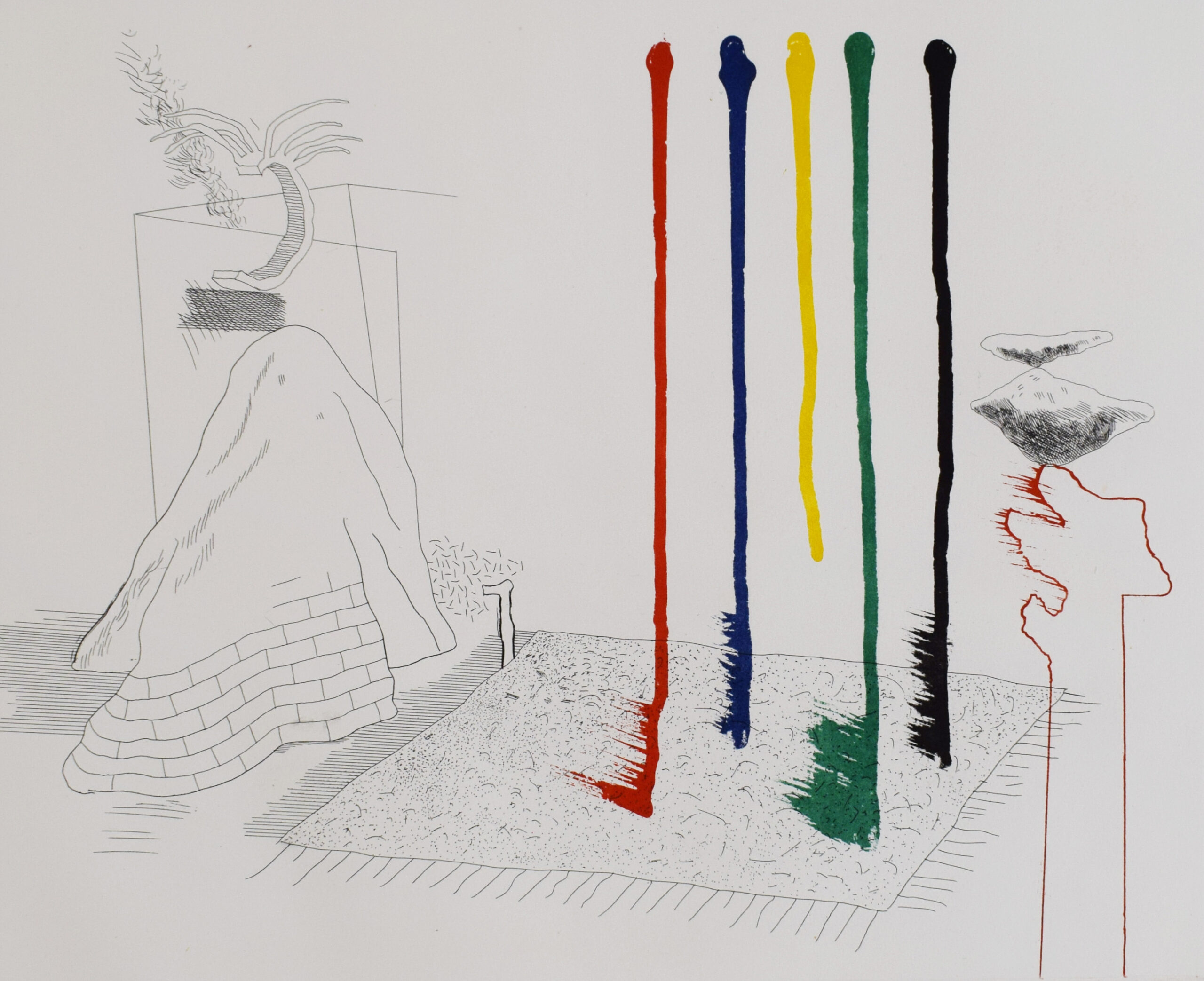 I Say they Are, from: The Blue Guitar by David Hockney