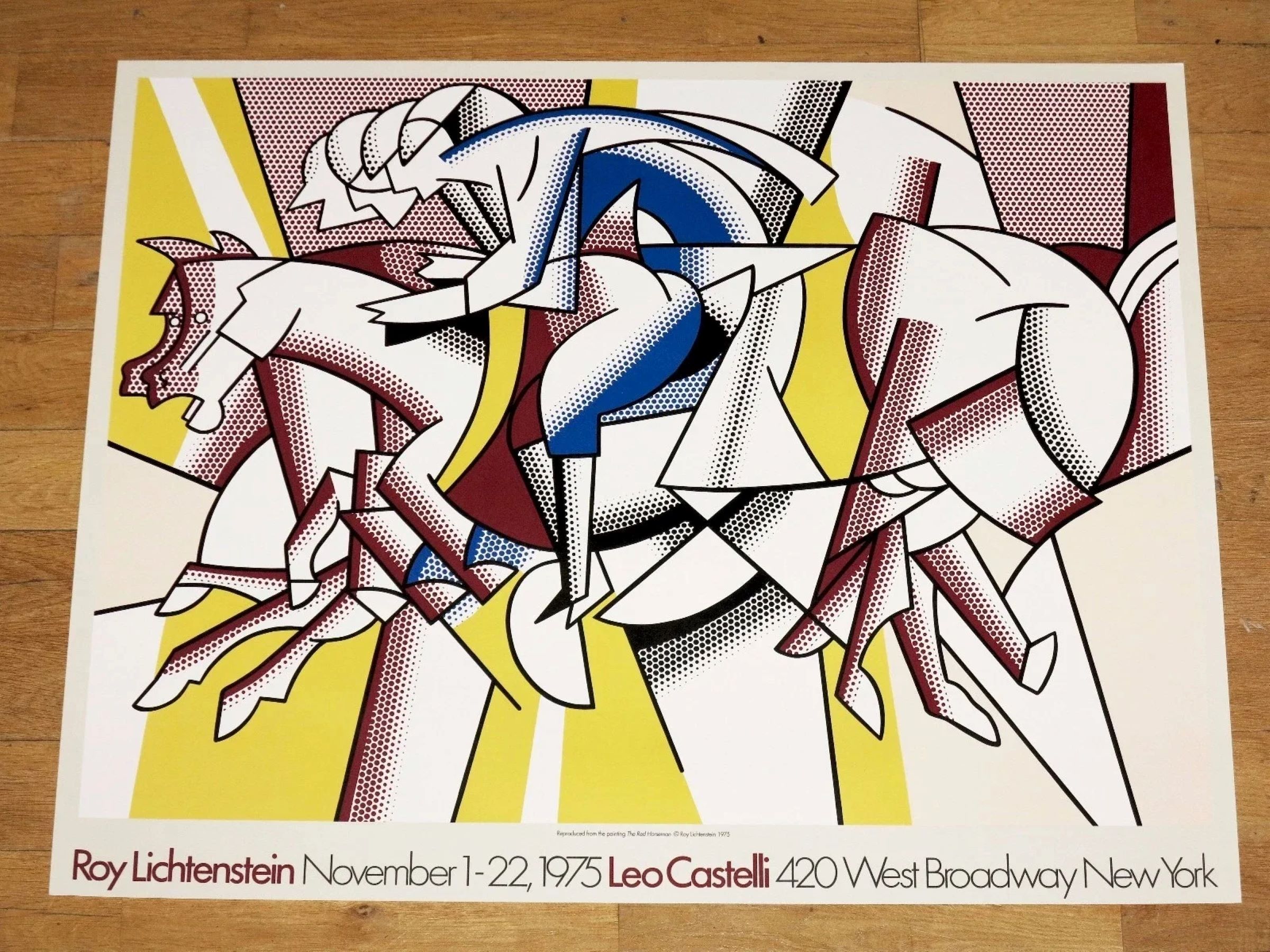 The Red Horseman (from Leo Castelli Gallery) by Roy Lichtenstein