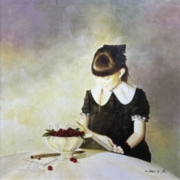 Bowl Of Cherries by Michael Gorban at GallArt.com