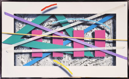 Teal Triangle One by Joseph Ramsauer at GallArt.com