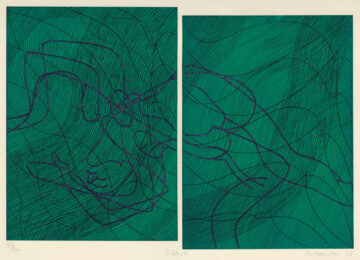 Diptych by Stanley William Hayter at Annex Galleries