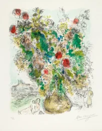 Roses et Mimosa (Roses and Mimosa) by Marc Chagall at Douglas Flanders & Associates