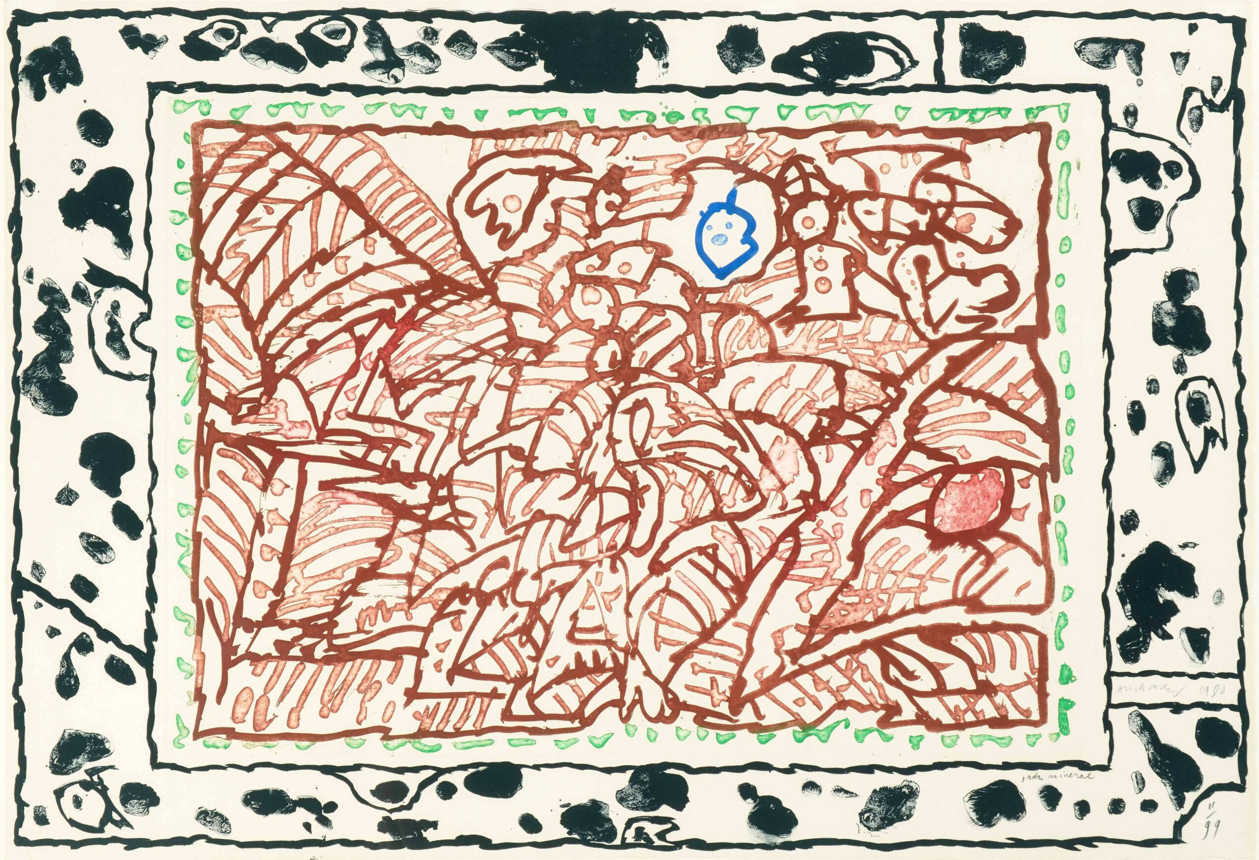 Ordre Minéral by Pierre Alechinsky
