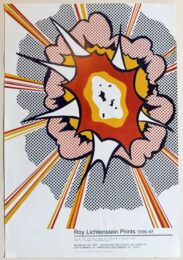 Explosion 2005 WSU Museum Exhibition Poste by Roy Lichtenstein at Dovehouse Contemporary