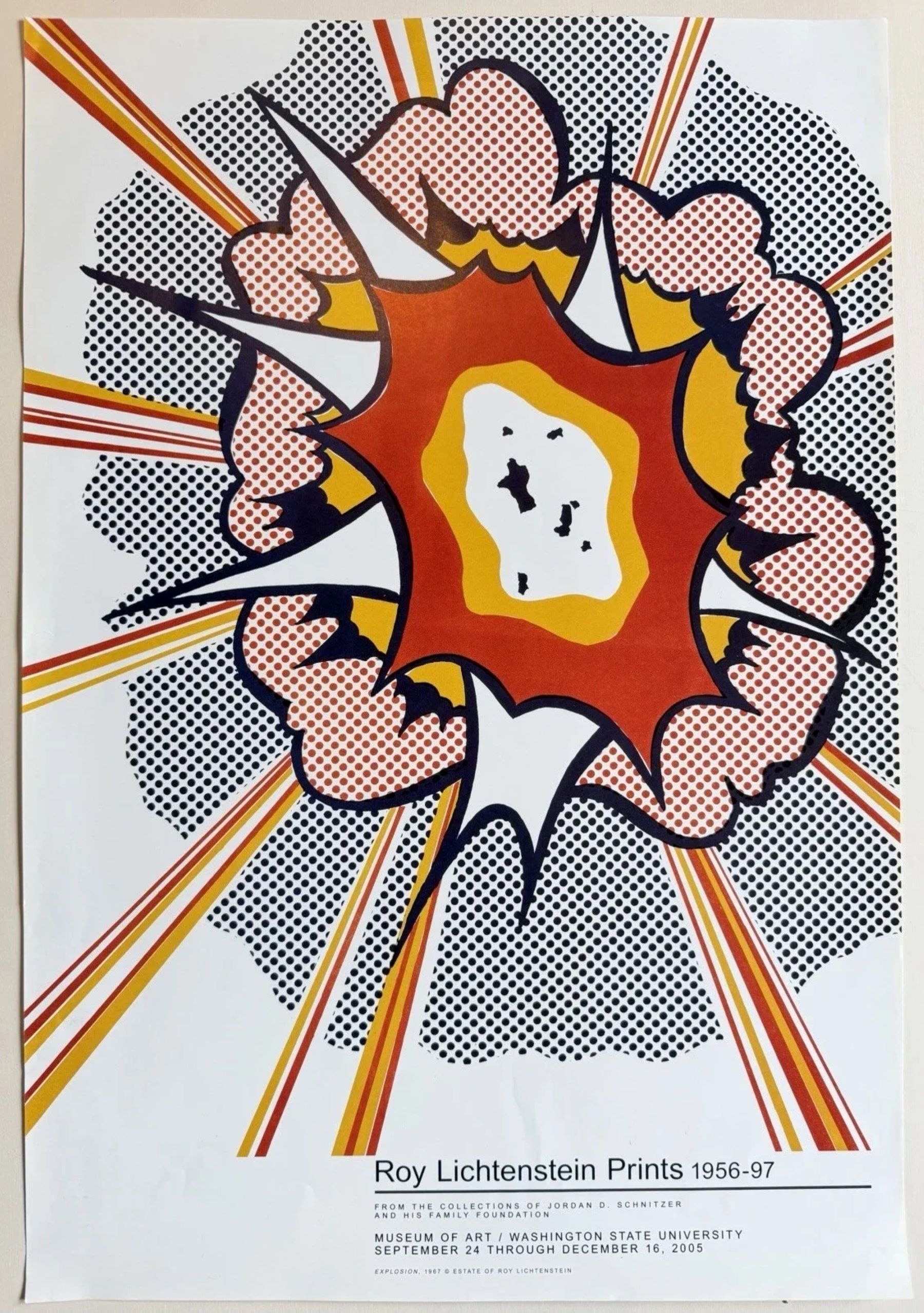 Explosion 2005 WSU Museum Exhibition Poste by Roy Lichtenstein