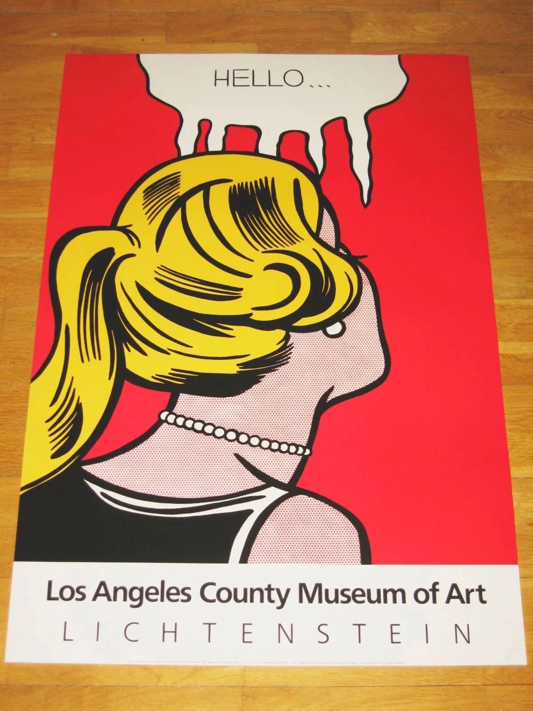 Hello (Los Angeles Museum of Art) by Roy Lichtenstein