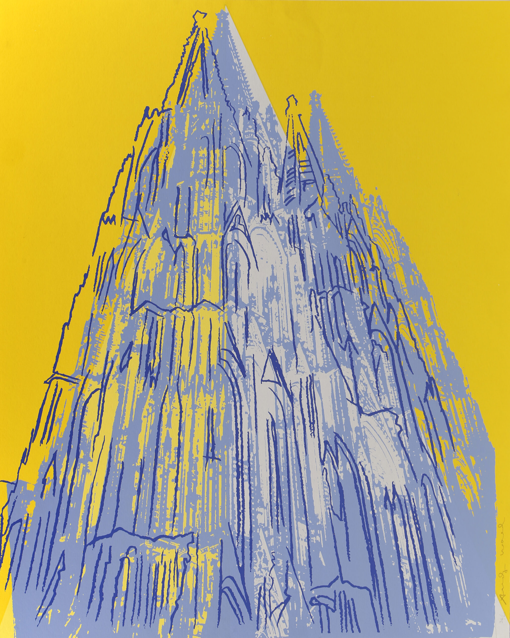 Cologne Cathedral FS II.363 by Andy Warhol (after)