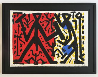 Untitled (from Lustgarten series) by A.R. Penck at Dellasposa