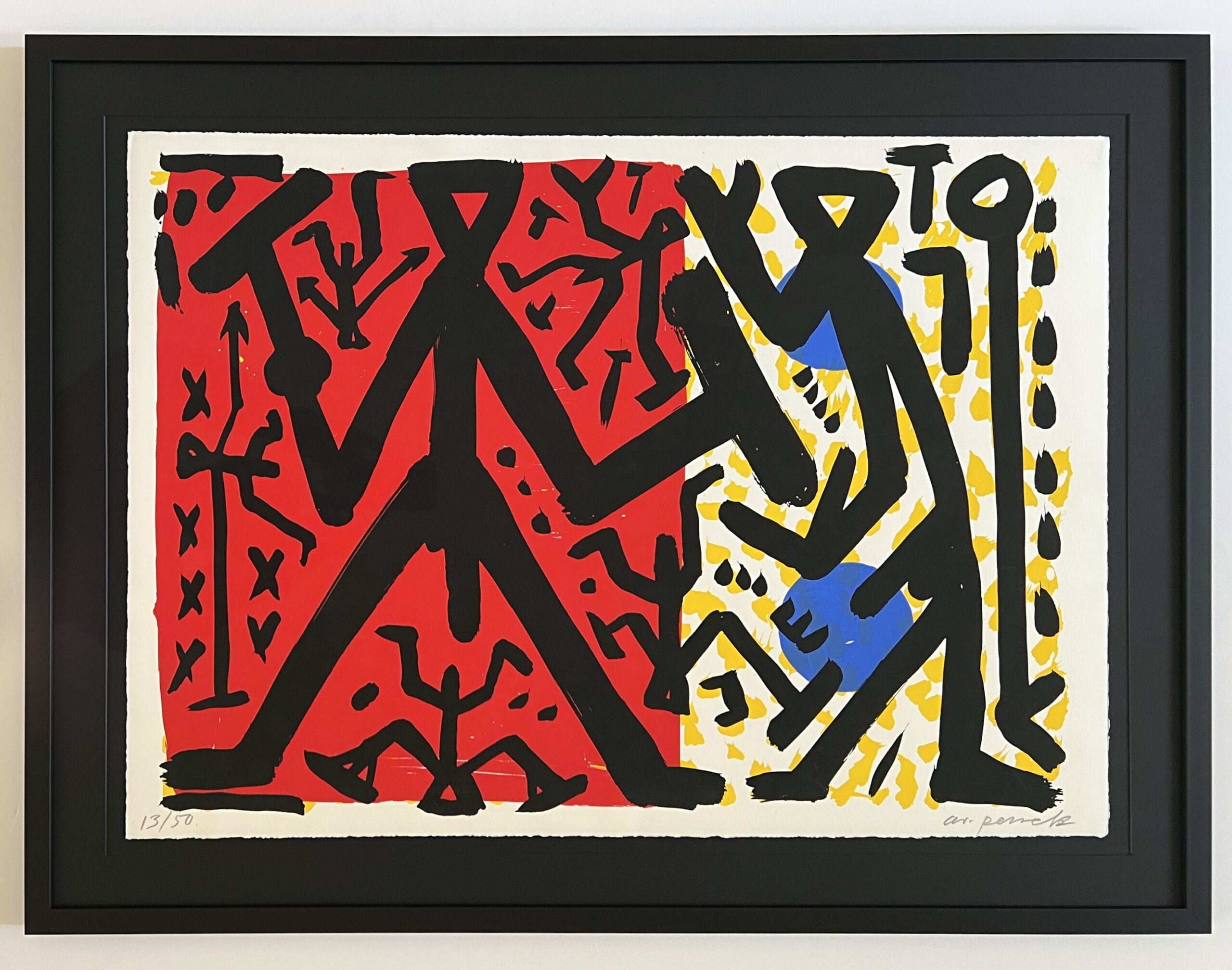 Untitled (from Lustgarten series) by A.R. Penck
