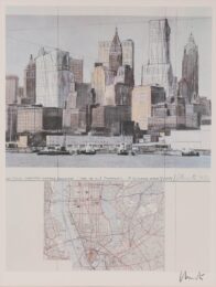 Two Lower Manhattan Wrapped Buildings by Christo and Jeanne-Claude at Michael Lisi/Contemporary Art