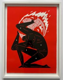 World on Fire (Red) by Cleon Peterson at Dellasposa