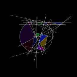 Sir Isaac Newton. Proposition XXXV Theorem XI by Clifford Singer at iMuseum Vegas
