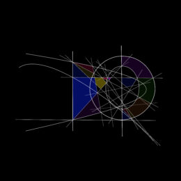 Sir Isaac Newton. Proposition 31. Problem 23 by Clifford Singer at iMuseum Vegas