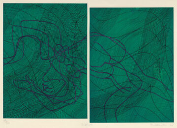 Diptych by Stanley William Hayter at Annex Galleries