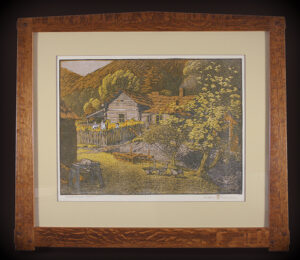 Wash Barnes Cabin by Gustave Baumann at Annex Galleries