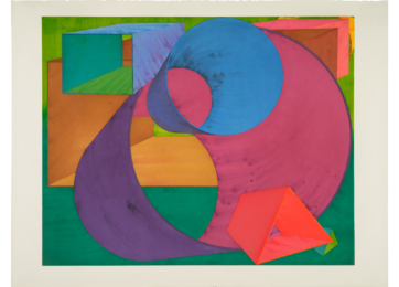 Indigo by Al Held at Robin Rosenberg Fine Art