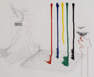 I Say they Are, from: The Blue Guitar by David Hockney at Gilden's Art Gallery