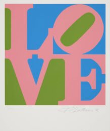 Love by Robert Indiana at Michael Lisi/Contemporary Art