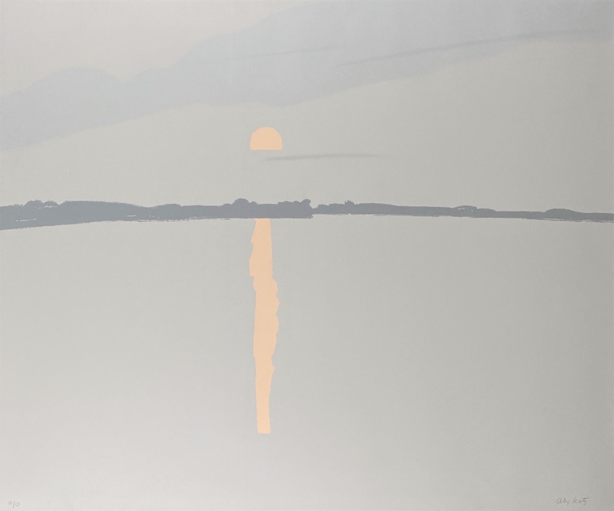 Sunset, Lake Wesserunsett I by Alex Katz