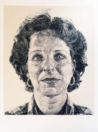 Leslie/Fingerprint by Chuck Close at Hamilton-Selway Fine Art