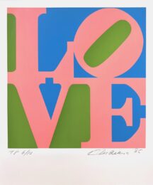 Love by Robert Indiana at Michael Lisi/Contemporary Art