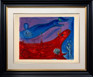 La Bastille by Marc Chagall at Epicentrum Art Gallery