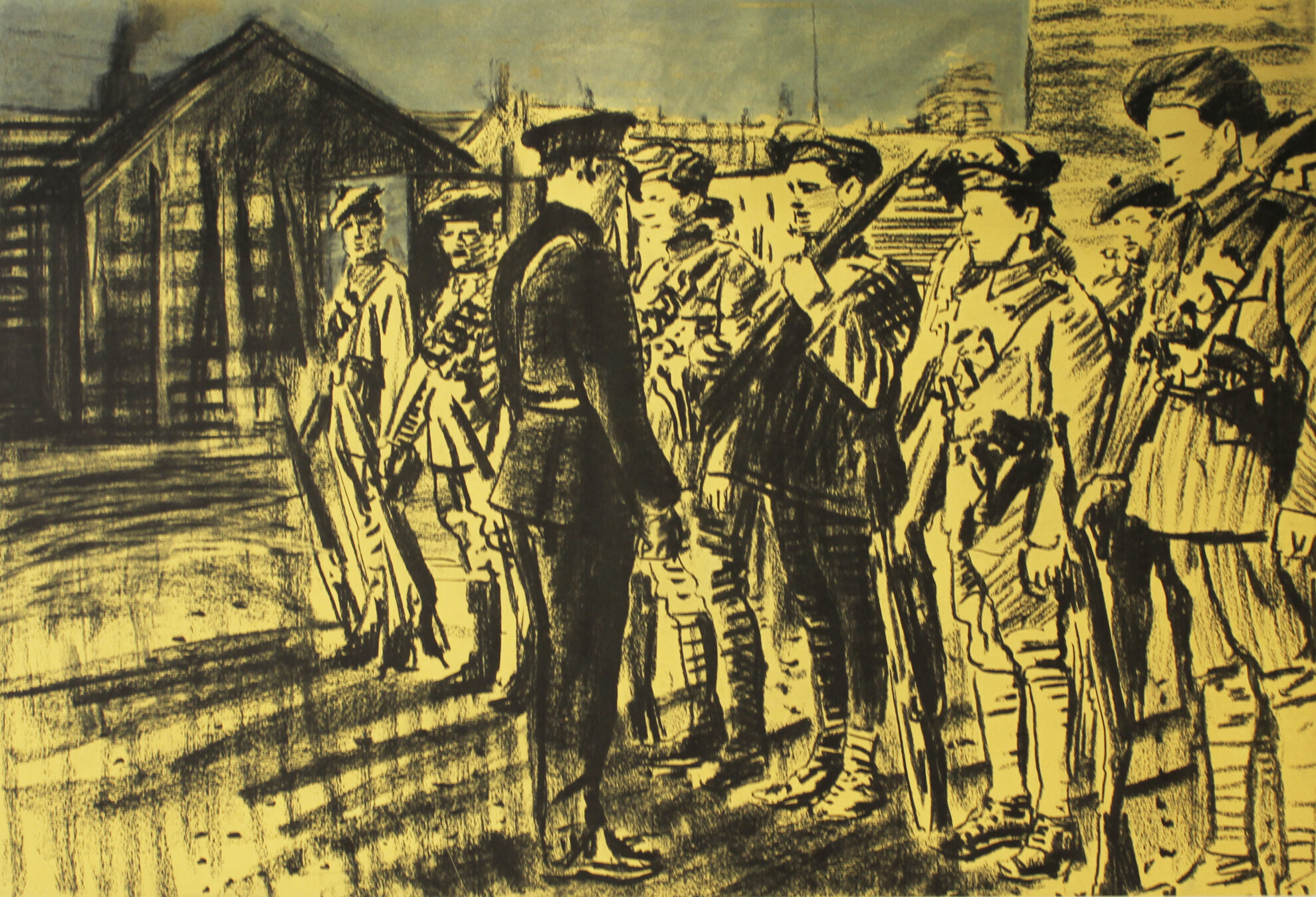 Inspecting New Recruits by Mick O’Dea