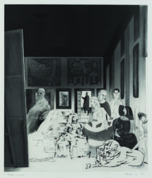 Picasso’s Las Meninas from Hommage à Picasso Portfolio by Richard Hamilton at Douglas Flanders & Associates