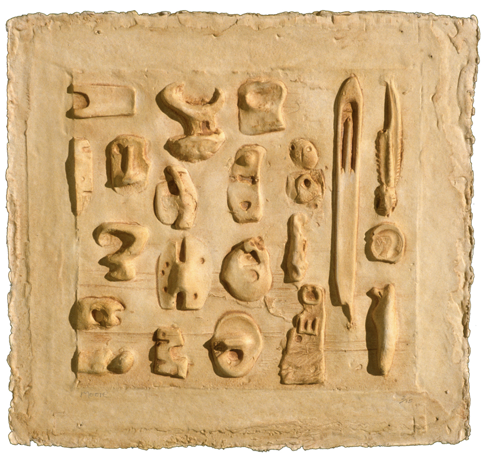 Wall Relief No. 10 (1955/56) by Henry Moore