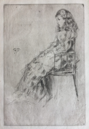 Fanny Leland by James Abbott McNeill Whistler at Harris Schrank Fine Prints