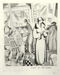 Chez le Patissier by Jean-Emile Laboureur at Harris Schrank Fine Prints