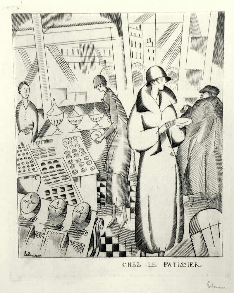 Chez le Patissier by Jean-Emile Laboureur