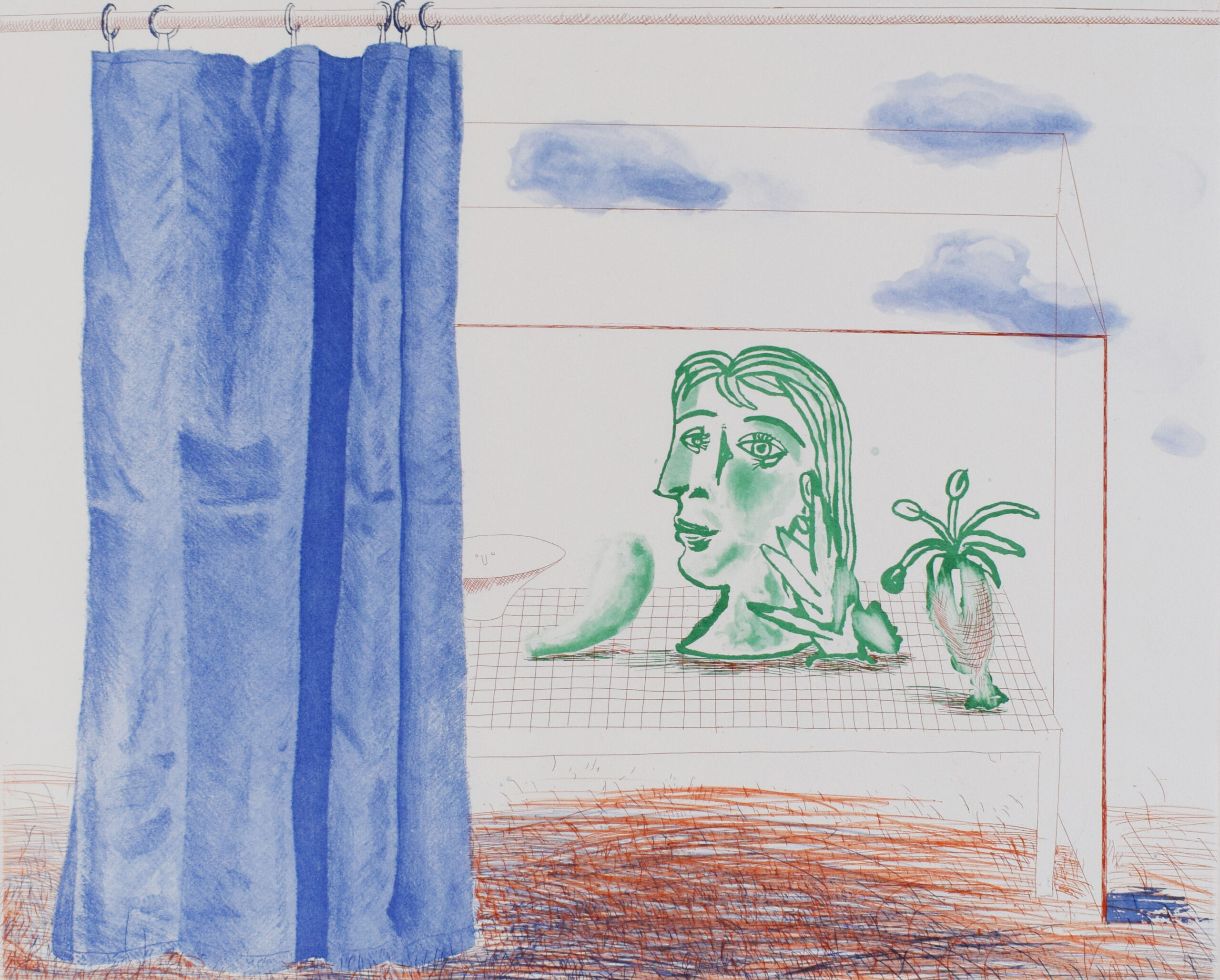 What is this Picasso, from: The Blue Guitar by David Hockney