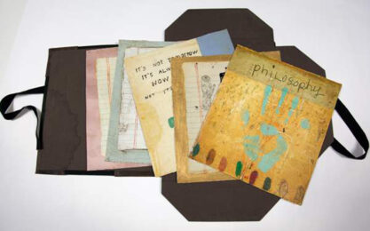 Philosophy by Squeak Carnwath at Turner Carroll Gallery