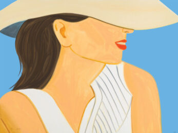 Vivien with Hat by Alex Katz at Hamilton-Selway Fine Art