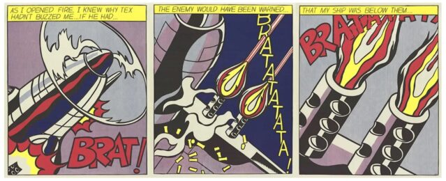 As I Opened Fire (small) by Roy Lichtenstein at Dovehouse Contemporary