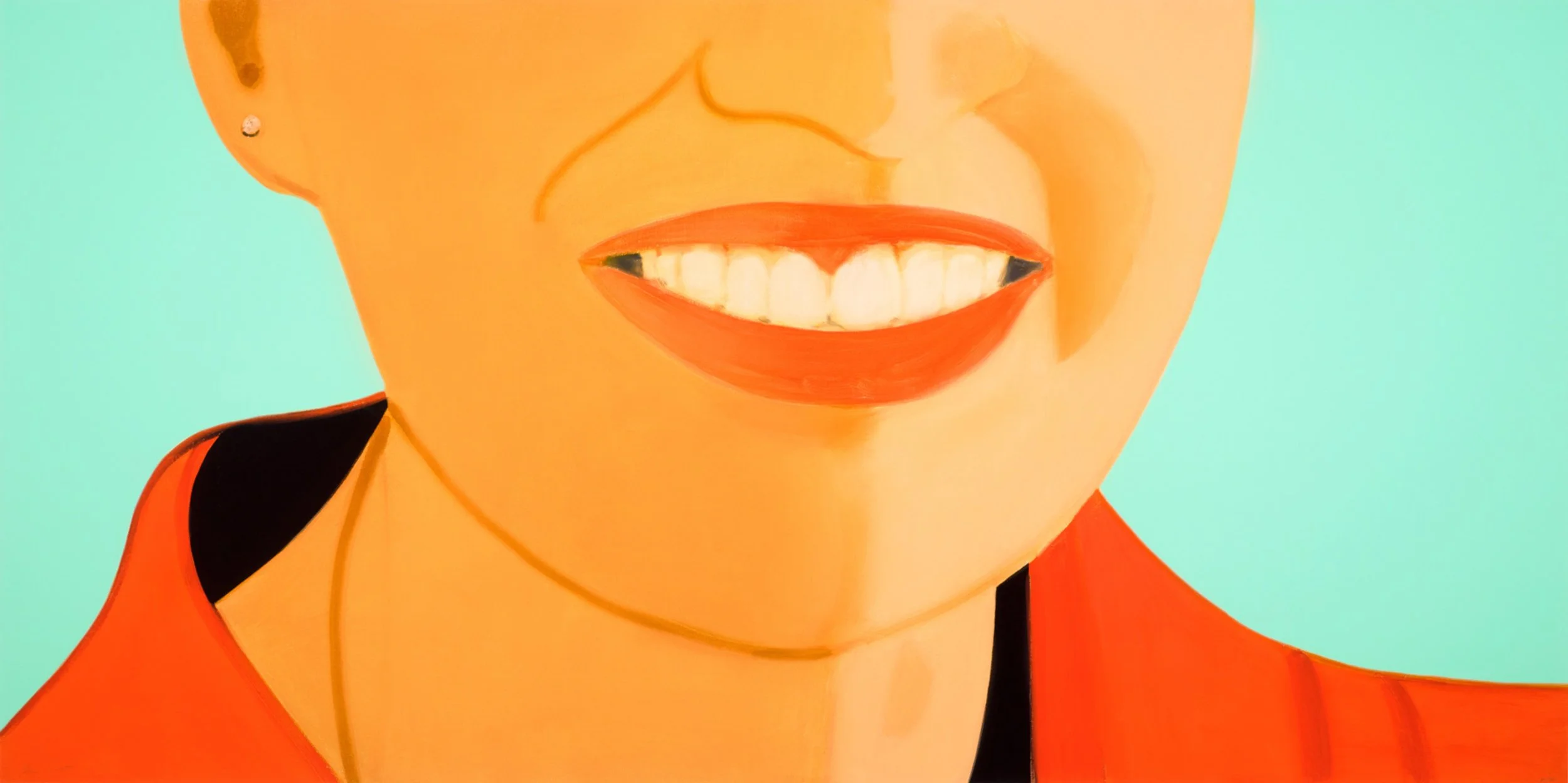 Big Smile (Vivien) by Alex Katz